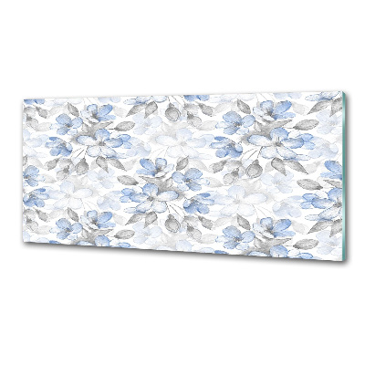 Platte für Küchenrückwand Zarte Blüten