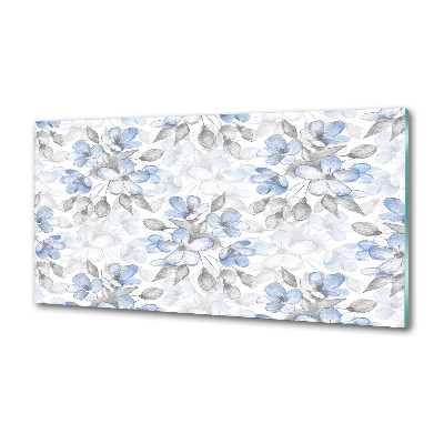 Platte für Küchenrückwand Zarte Blüten