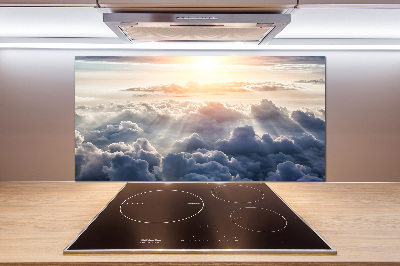 Platte für Küchenrückwand Wolken aus der Vogelperspektive