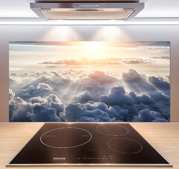 Platte für Küchenrückwand Wolken aus der Vogelperspektive