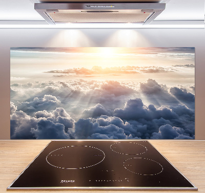 Platte für Küchenrückwand Wolken aus der Vogelperspektive