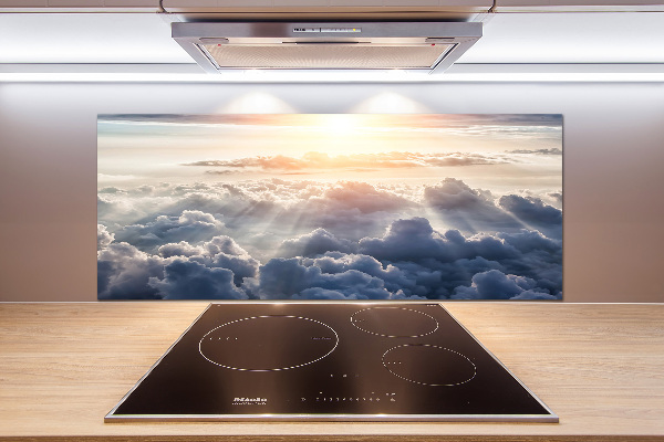 Platte für Küchenrückwand Wolken aus der Vogelperspektive