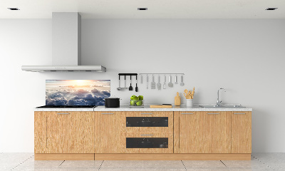 Platte für Küchenrückwand Wolken aus der Vogelperspektive