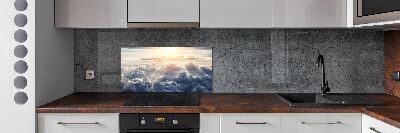 Platte für Küchenrückwand Wolken aus der Vogelperspektive