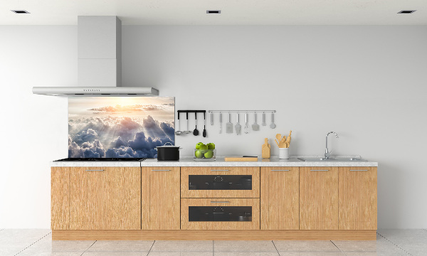 Platte für Küchenrückwand Wolken aus der Vogelperspektive