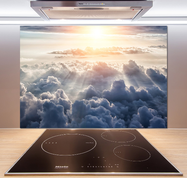 Platte für Küchenrückwand Wolken aus der Vogelperspektive