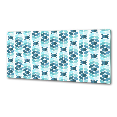 Glasrückwand für die küche Geometrischer Hintergrund