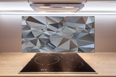 Glasrückwand für die küche Abstrakte Dreiecke