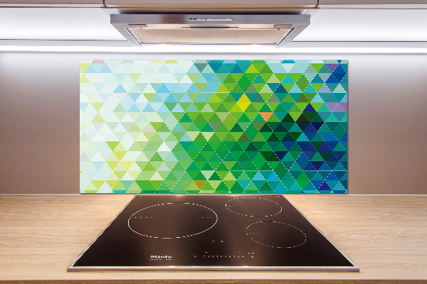 Platte für Küchenrückwand Abstrakte Dreiecke
