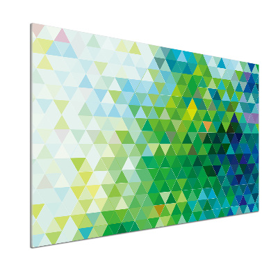 Platte für Küchenrückwand Abstrakte Dreiecke