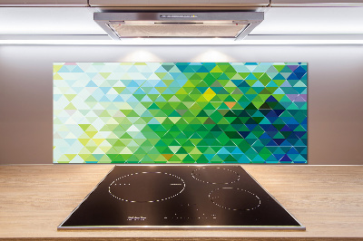 Platte für Küchenrückwand Abstrakte Dreiecke