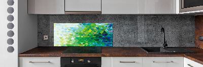 Platte für Küchenrückwand Abstrakte Dreiecke