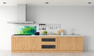 Platte für Küchenrückwand Abstrakte Dreiecke