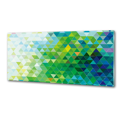 Platte für Küchenrückwand Abstrakte Dreiecke