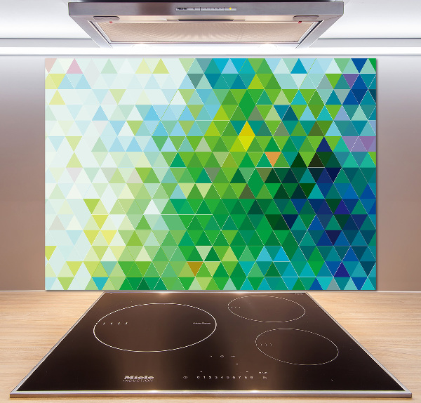 Platte für Küchenrückwand Abstrakte Dreiecke