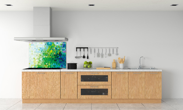 Platte für Küchenrückwand Abstrakte Dreiecke