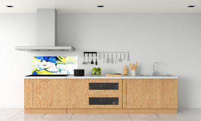 Küchen wandpaneel Frau mit Hut