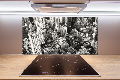 Küchen wandpaneel New York aus der Vogelperspektive