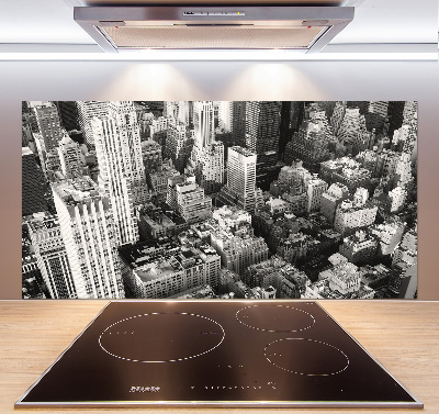 Küchen wandpaneel New York aus der Vogelperspektive