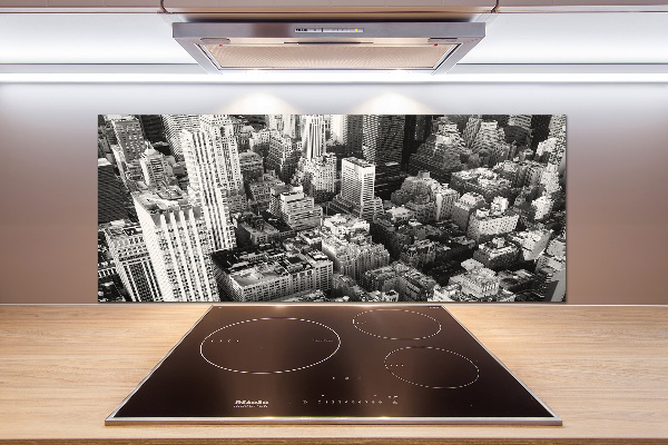 Küchen wandpaneel New York aus der Vogelperspektive