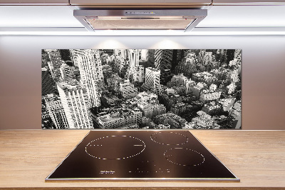 Küchen wandpaneel New York aus der Vogelperspektive