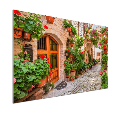 Platte für Küchenrückwand Eine charmante Straße