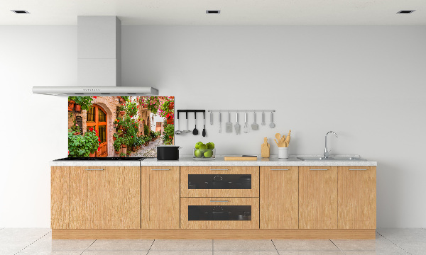 Platte für Küchenrückwand Eine charmante Straße