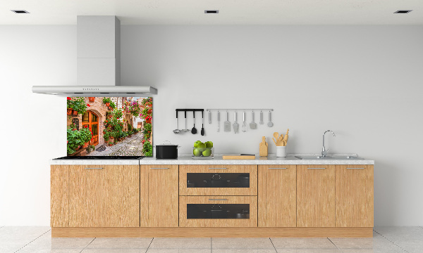 Platte für Küchenrückwand Eine charmante Straße