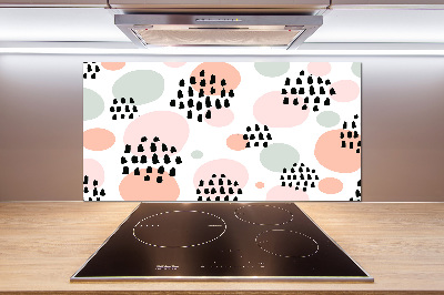 Glasrückwand für die küche Abstrakter Hintergrund