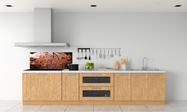 Küchen wandpaneel Blätter auf dem Wasser