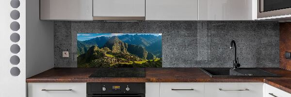 Platte für Küchenrückwand Ruinen von Machu Picchu