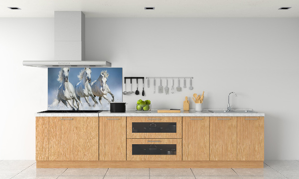 Platte für Küchenrückwand Pferde im Galopp