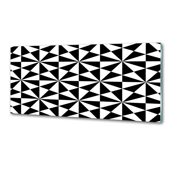 Glasrückwand für die küche Geometrischer Hintergrund