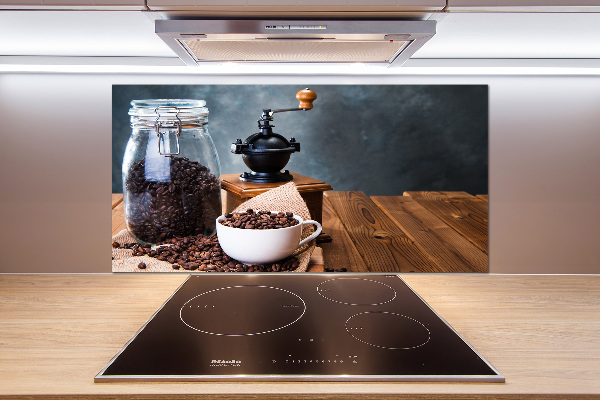 Platte für Küchenrückwand Kaffeemühle