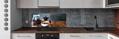 Platte für Küchenrückwand Kaffeemühle