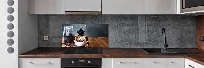 Platte für Küchenrückwand Kaffeemühle