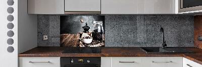 Küchen wandpaneel Kaffeemühle