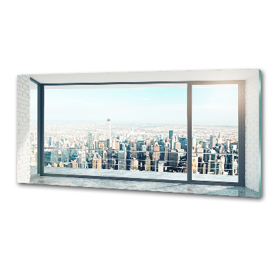Platte für Küchenrückwand Blick auf die Stadt