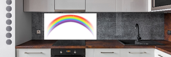 Platte für Küchenrückwand Regenbogen