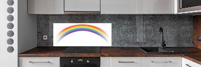 Platte für Küchenrückwand Regenbogen