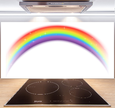 Platte für Küchenrückwand Regenbogen