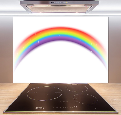 Platte für Küchenrückwand Regenbogen