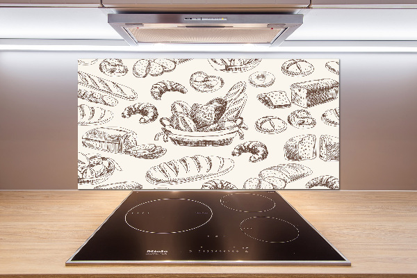 Glasrückwand für die küche Brot