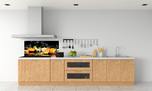 Küchen wandpaneel Obst und Wasser