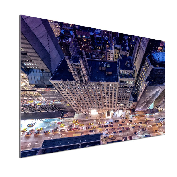 Platte für Küchenrückwand New York bei Nacht