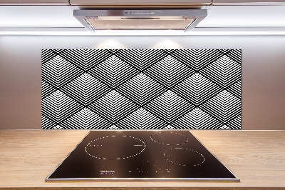 Glasrückwand für die küche Geometrischer Hintergrund