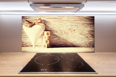 Küchen wandpaneel Liebe