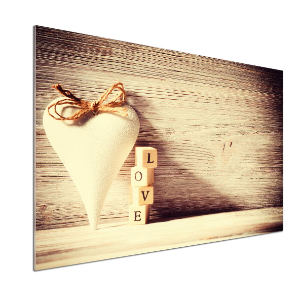 Küchen wandpaneel Liebe