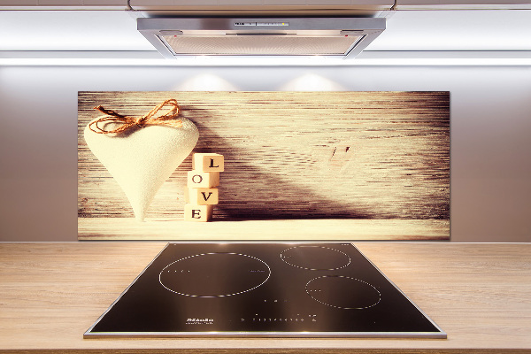 Küchen wandpaneel Liebe