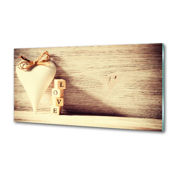 Küchen wandpaneel Liebe